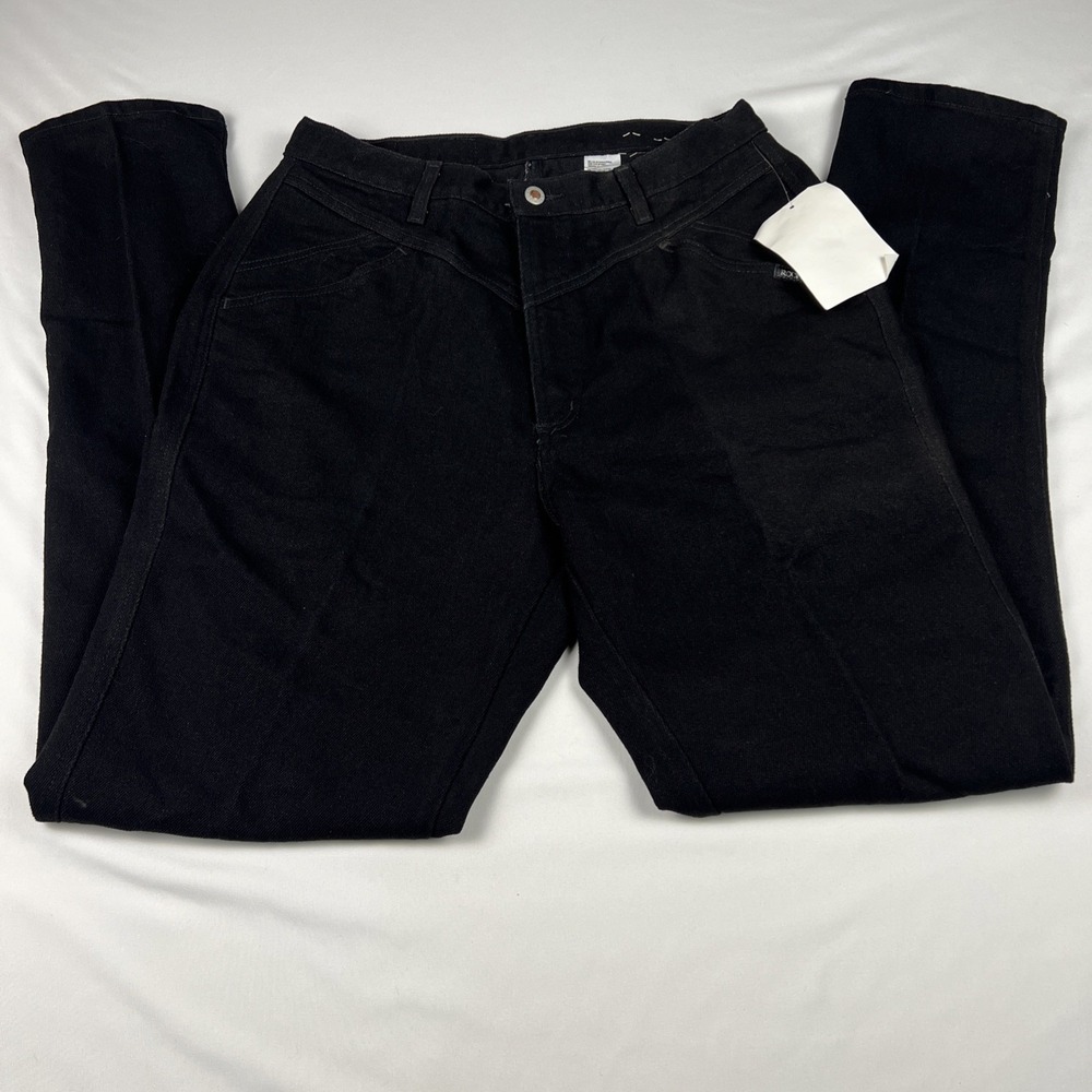 Vintage NWT Rocky Mountain Jeans Bareback Black Straight Leg Women's 16W Plus